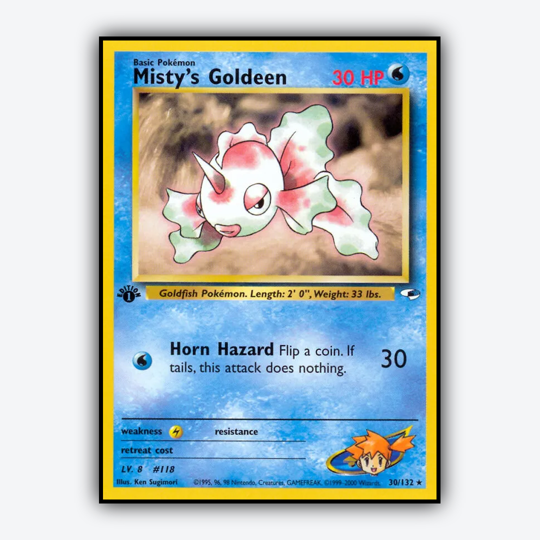 Misty's Goldeen 030/132 - Gym Heroes Set - Card Rug