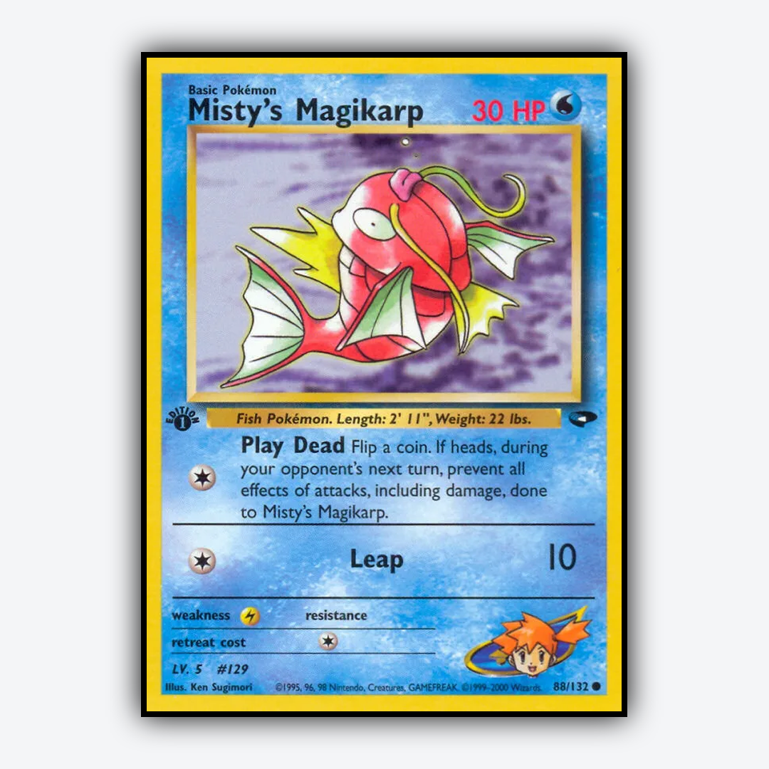 Misty's Magikarp 088/132 - Gym Challenge Set - Card Rug