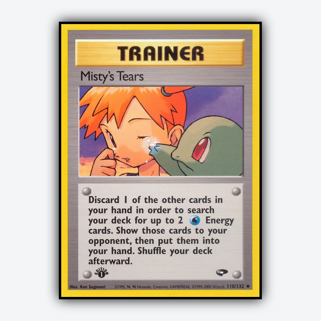 Misty's Tears 118/132 - Gym Challenge Set - Card Rug