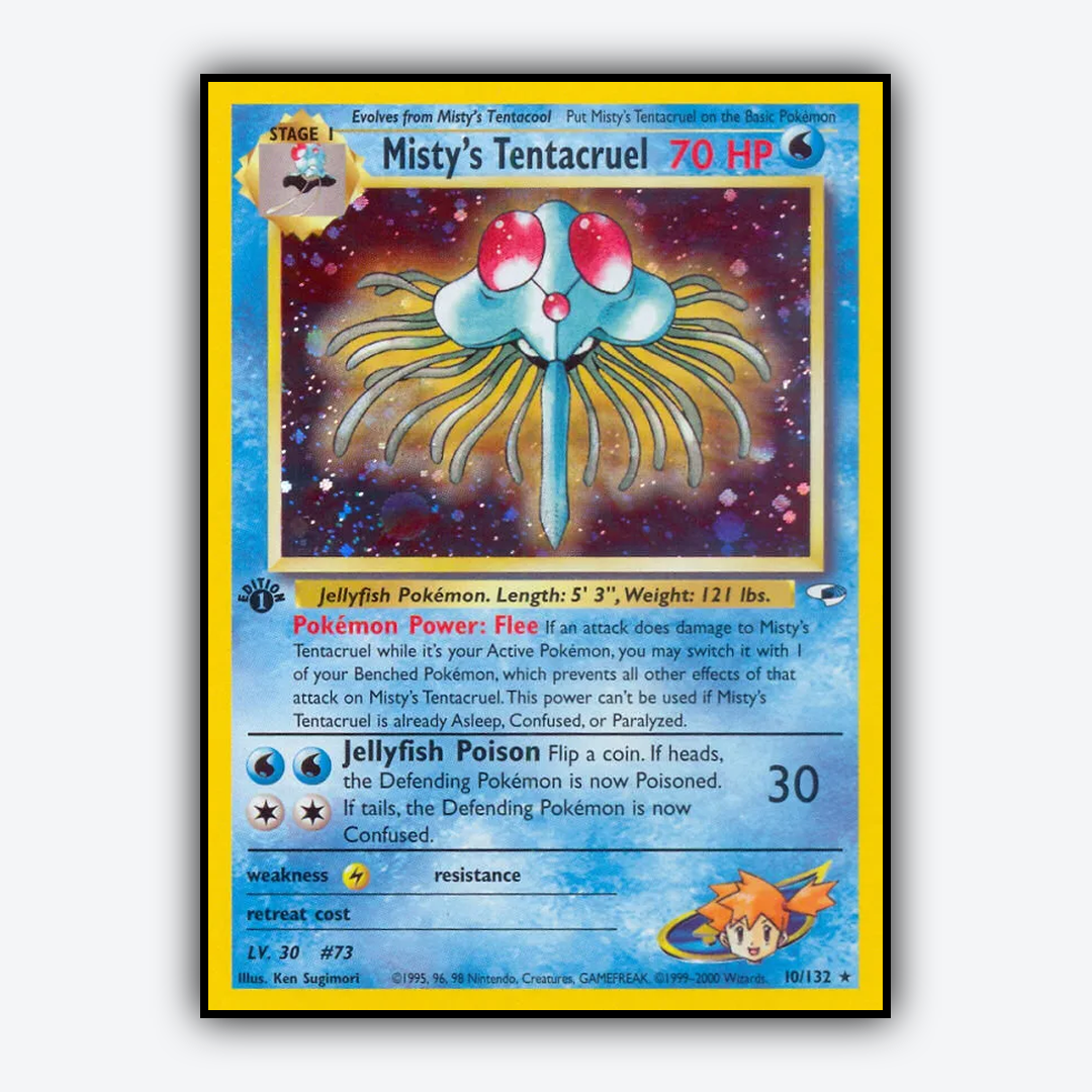 Misty's Tentacruel 010/132 - Gym Heroes Set - Card Rug