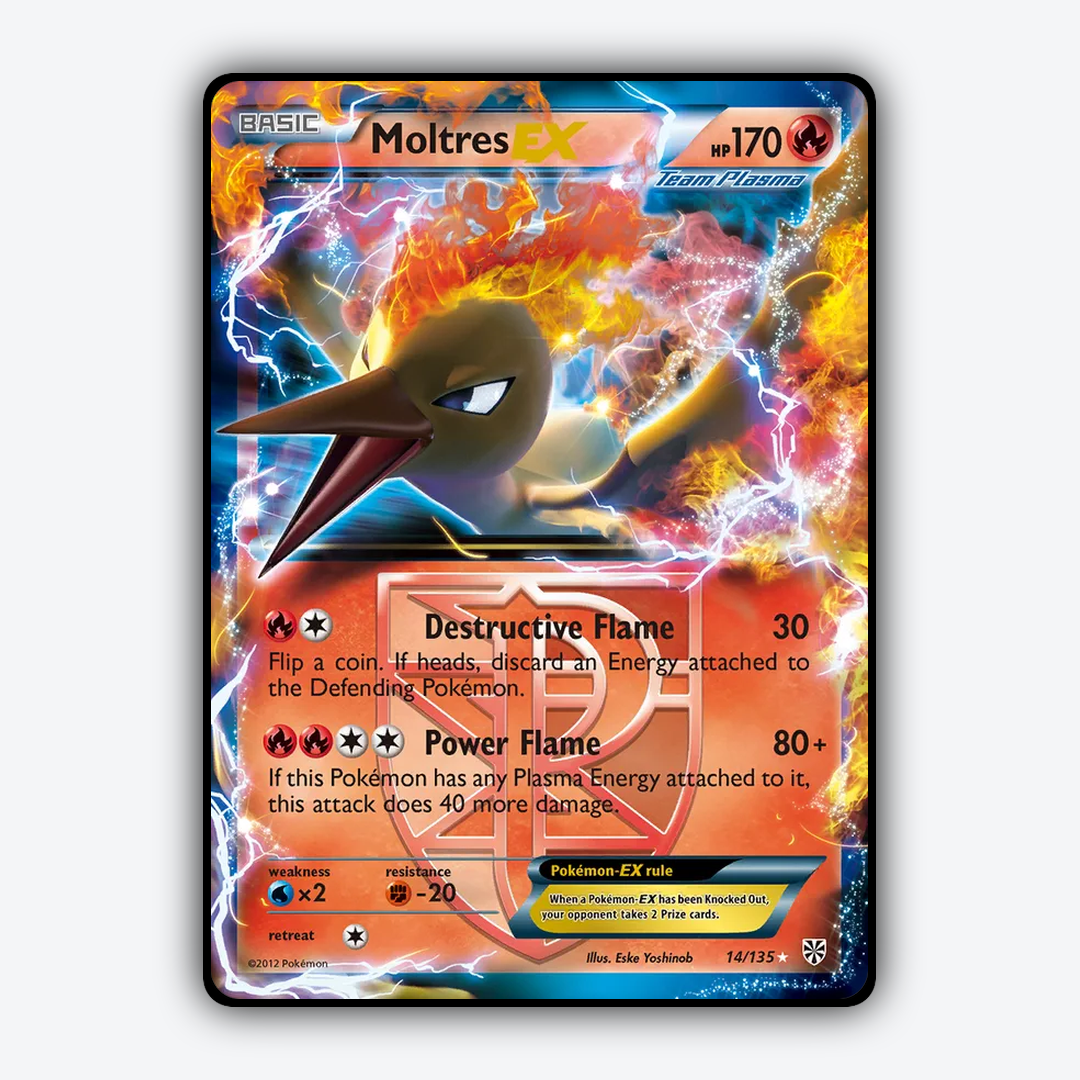 Moltres-EX 014/135 - Plasma Storm Set - Card Rug