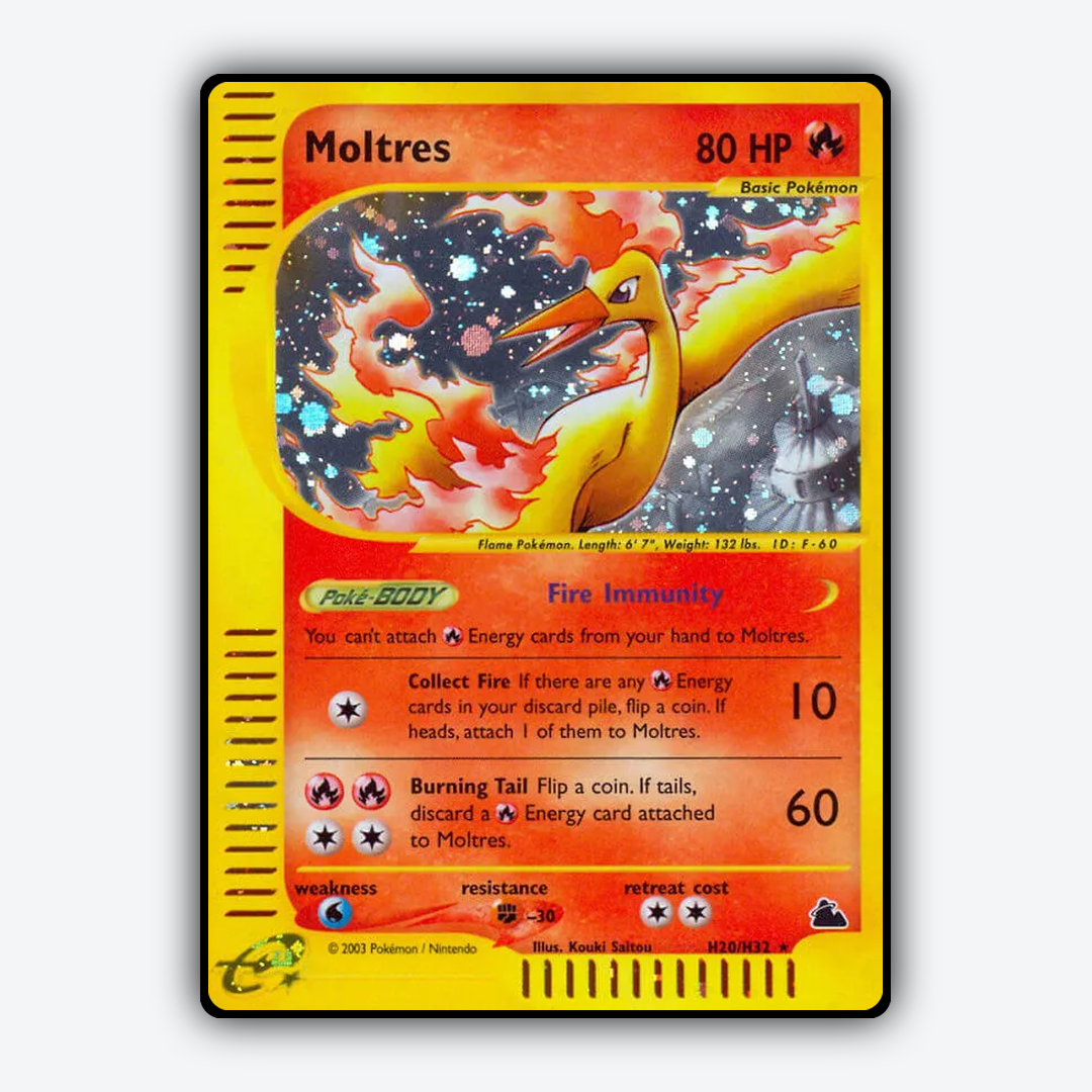 Moltres H020/144 - H020/144 Skyridge Set - Card Rug