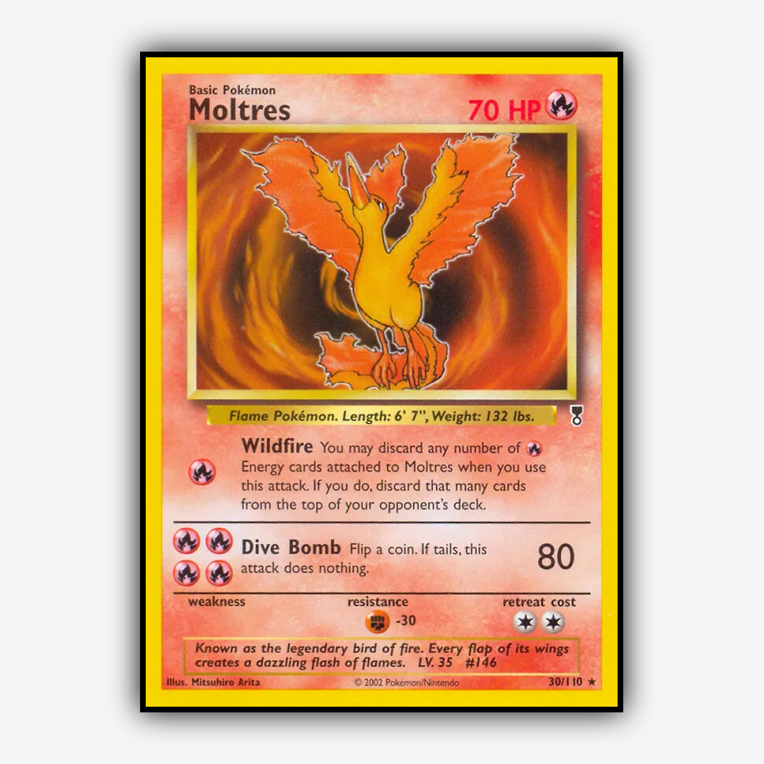 Moltres 030/110 - Legendary Collection Set - Card Rug