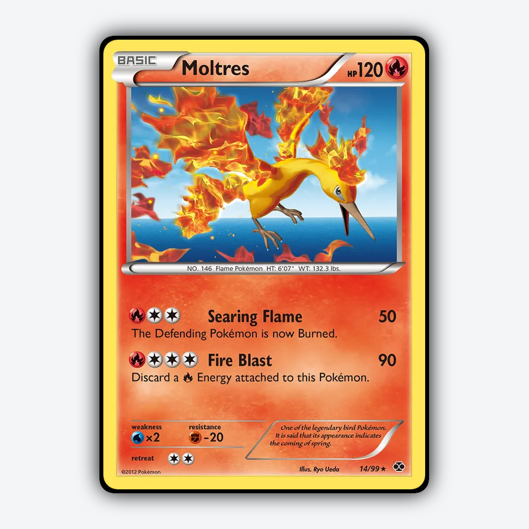 Moltres 014/99 - Next Destinies Set - Card Rug