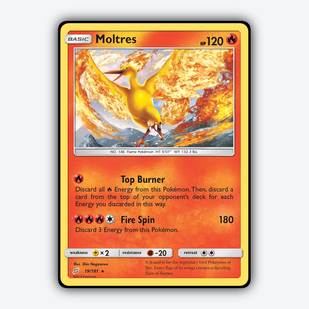 Moltres 019/181 - Team Up Set - Card Rug