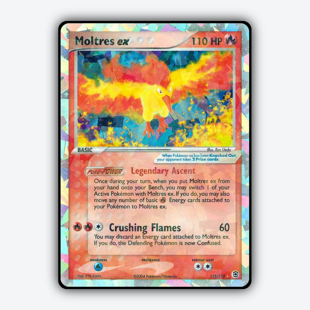 Moltres ex 115/112 - FireRed & LeafGreen Set - Card Rug