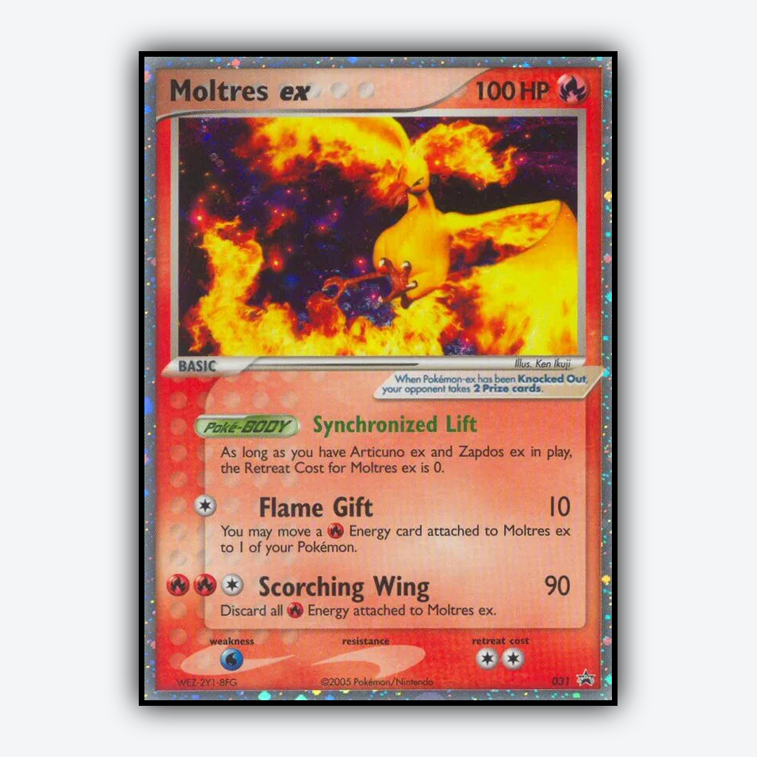 Moltres ex #31 - Nintendo Black Star Promos Set - Card Rug
