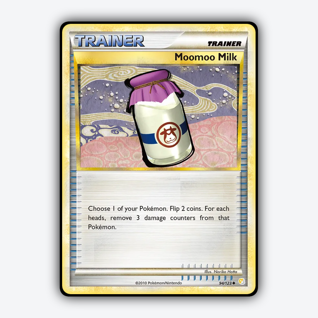 Moomoo Milk 094/123 - HeartGold & SoulSilver Set - Card Rug
