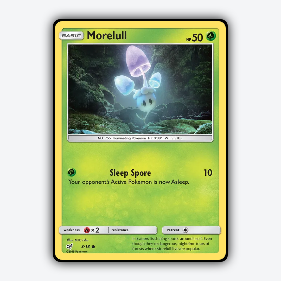 Morelull 003/18 - Detective Pikachu Set - Card Rug