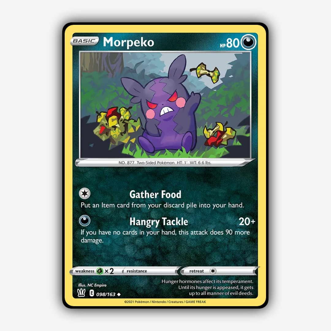 Morpeko 098/163 - Battle Styles Set - Card Rug