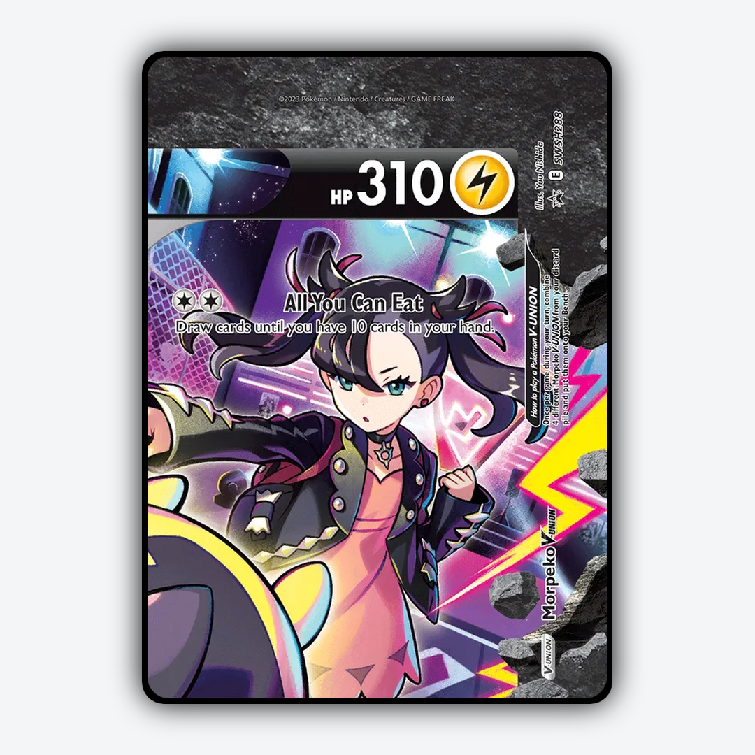 Morpeko V-UNION #288 - SWSH Black Star Promos Set - Card Rug