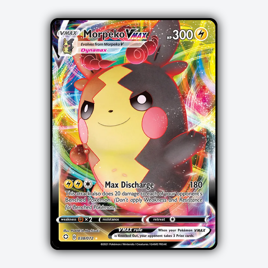 Morpeko VMAX 038/72 - Shining Fates Set - Card Rug
