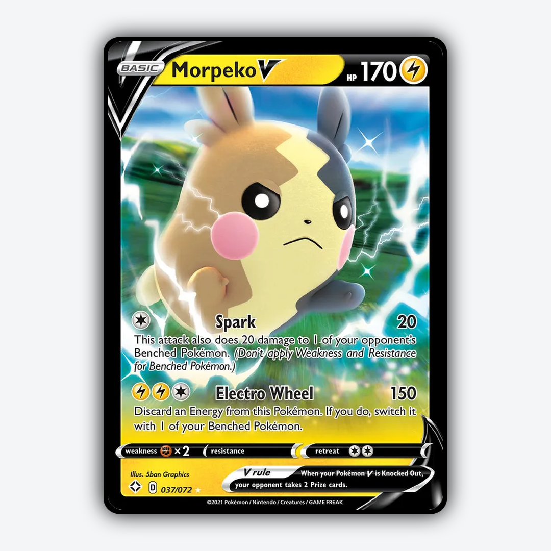 Morpeko V 037/72 - Shining Fates Set - Card Rug