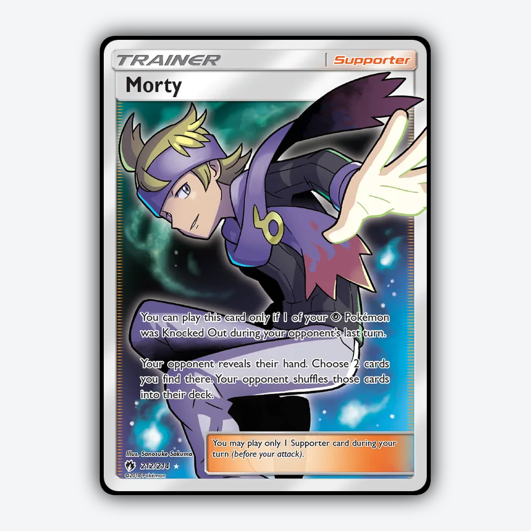 Morty 212/214 - Lost Thunder Set - Card Rug