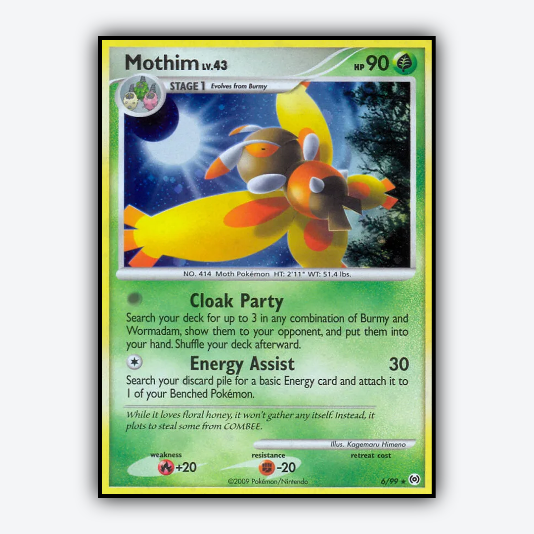 Mothim 006/99 - Arceus Set - Card Rug