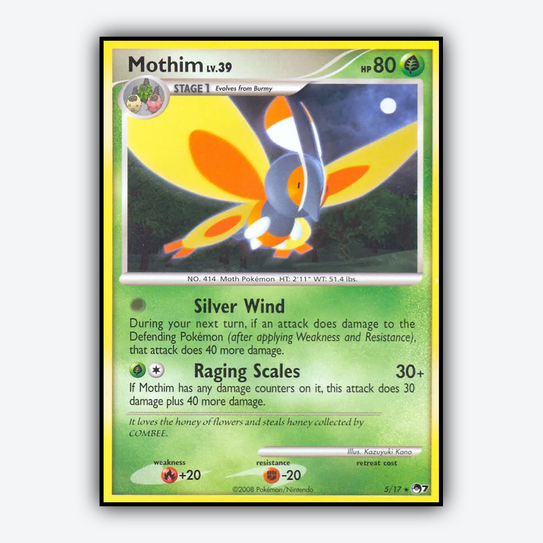 Mothim 005/17 - POP Series 7 Set - Card Rug