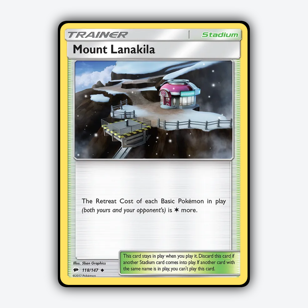 Mount Lanakila 118/147 - Burning Shadows Set - Card Rug