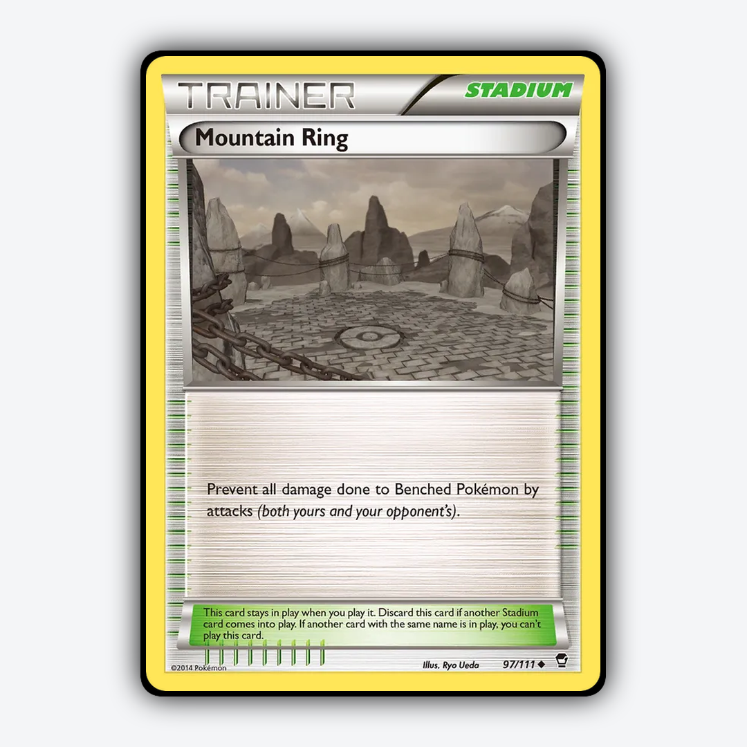 Mountain Ring 097/111 - Furious Fists Set - Card Rug