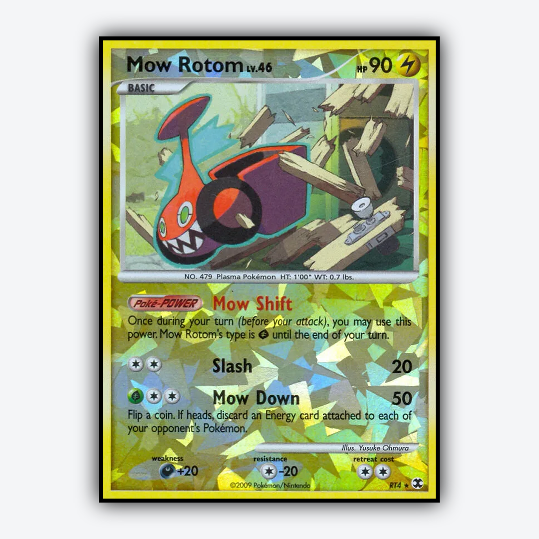 Mow Rotom RT004/111 - RT004/111 Rising Rivals Set - Card Rug
