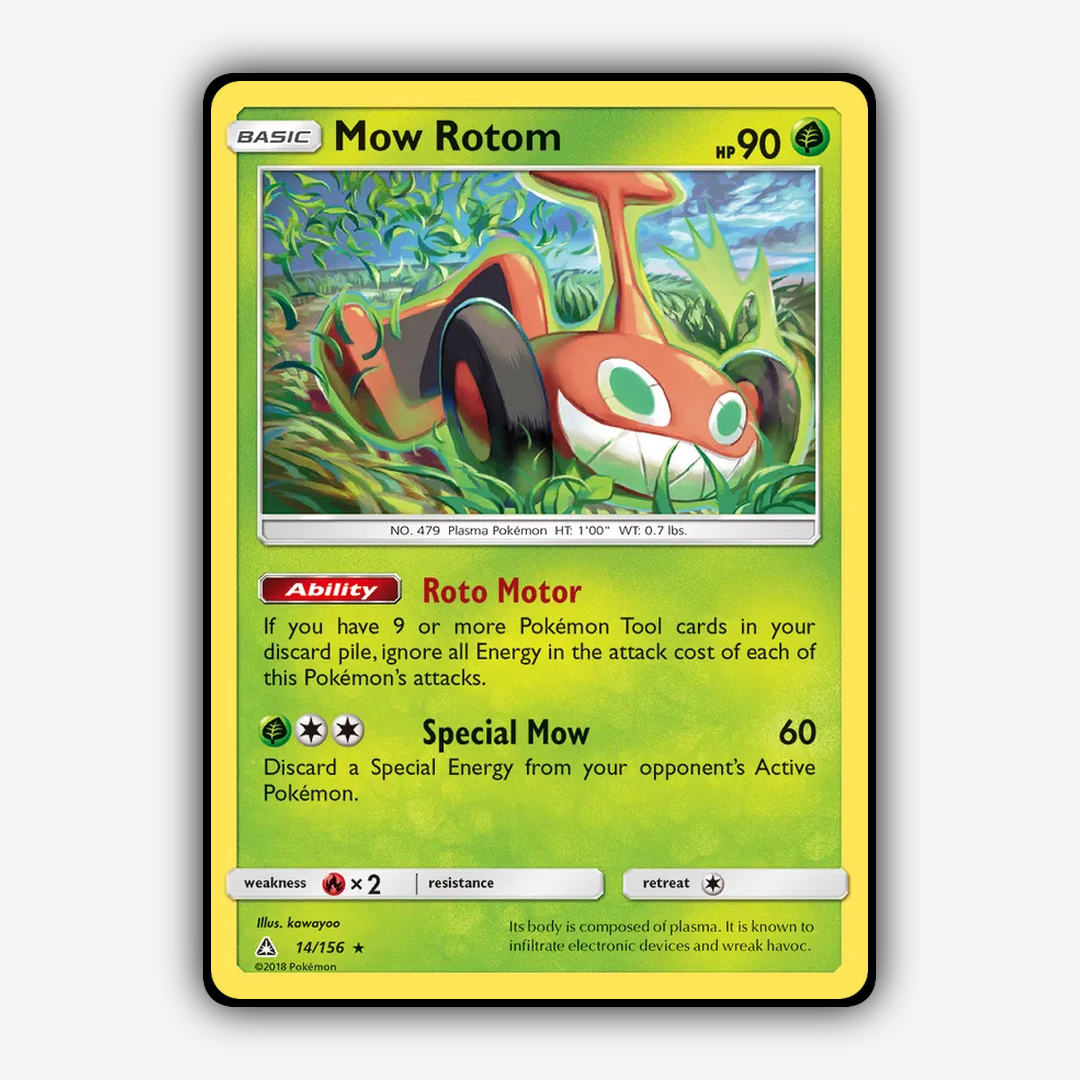 Mow Rotom 014/156 - Ultra Prism Set - Card Rug
