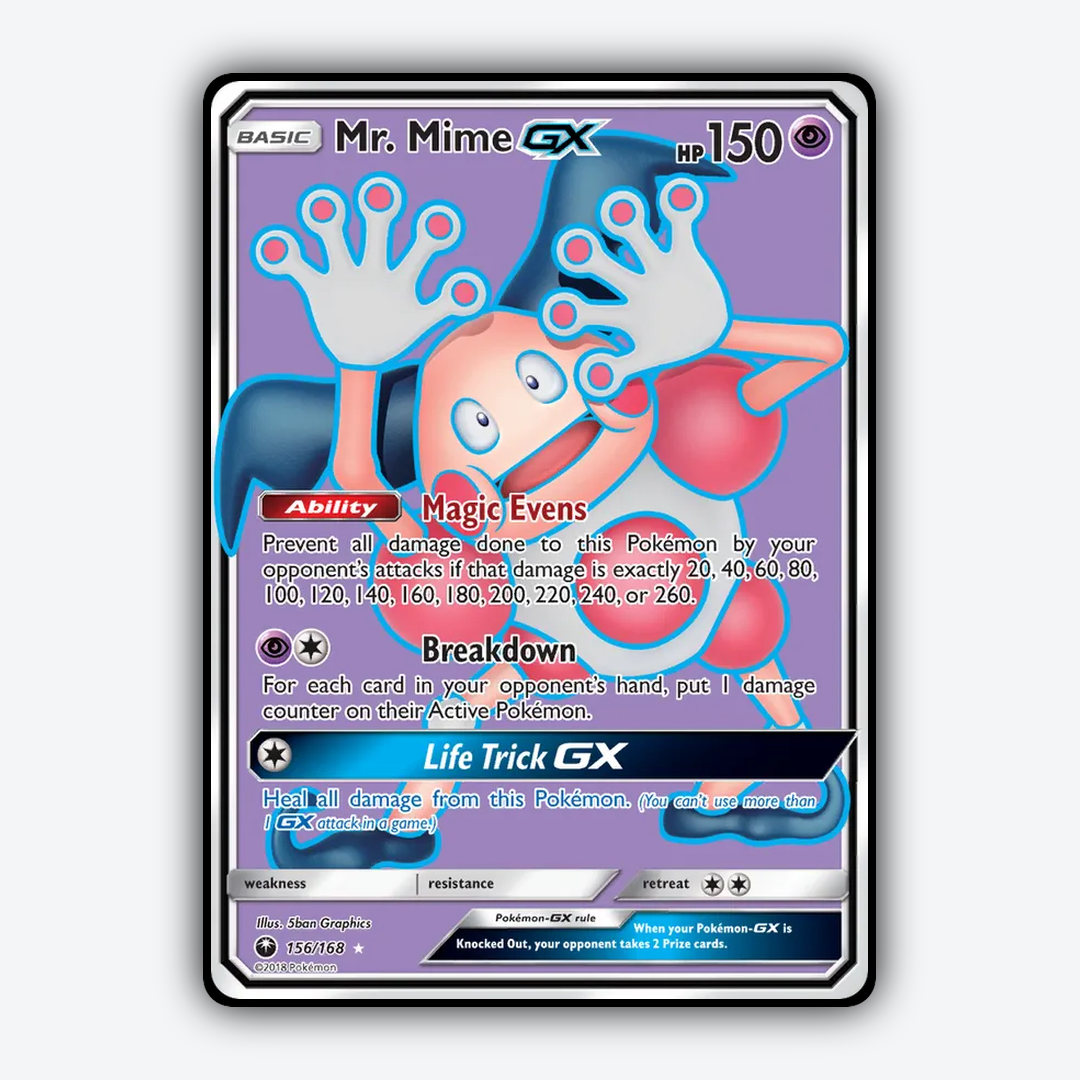 Mr. Mime-GX 156/168 - Celestial Storm Set - Card Rug