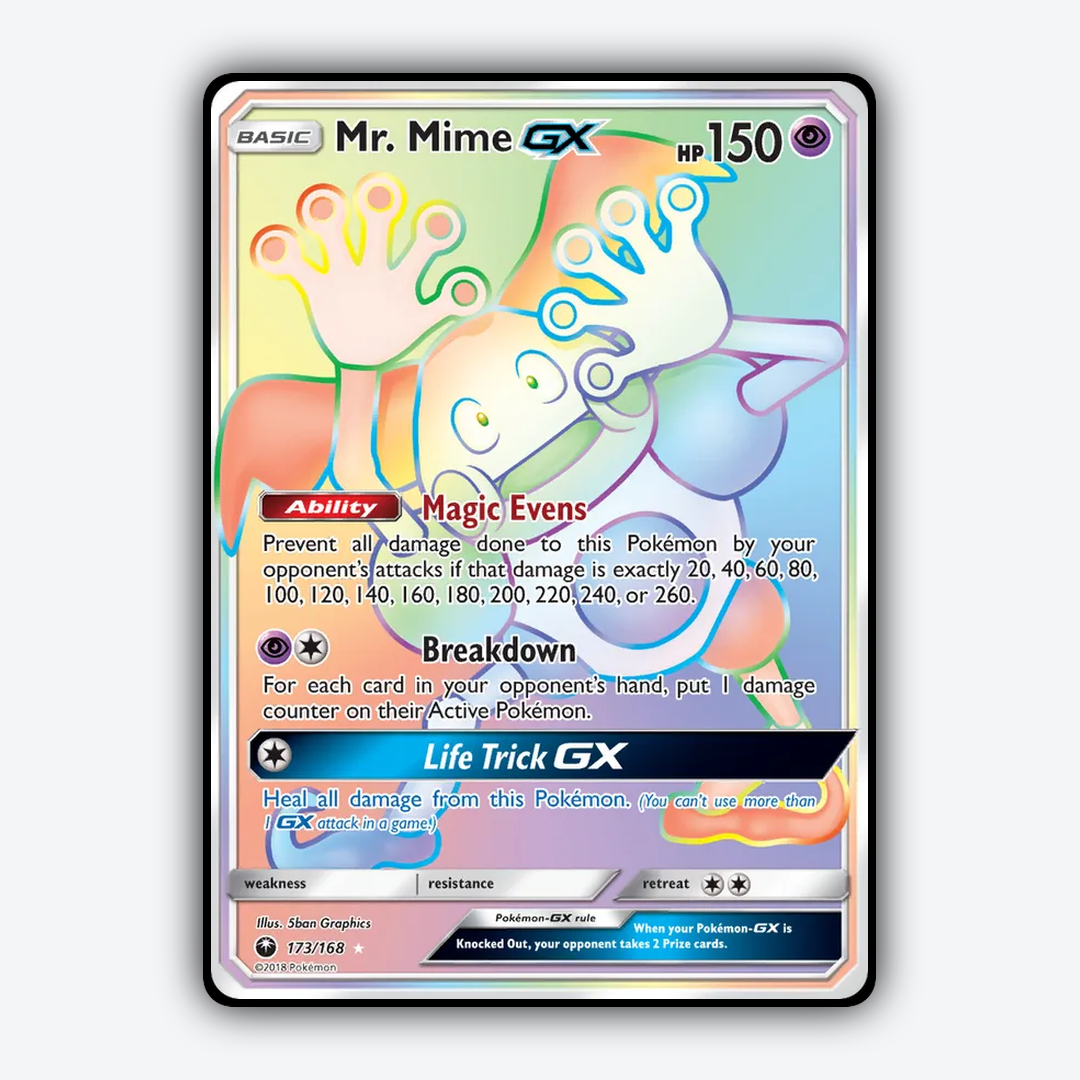 Mr. Mime-GX 173/168 - Celestial Storm Set - Card Rug
