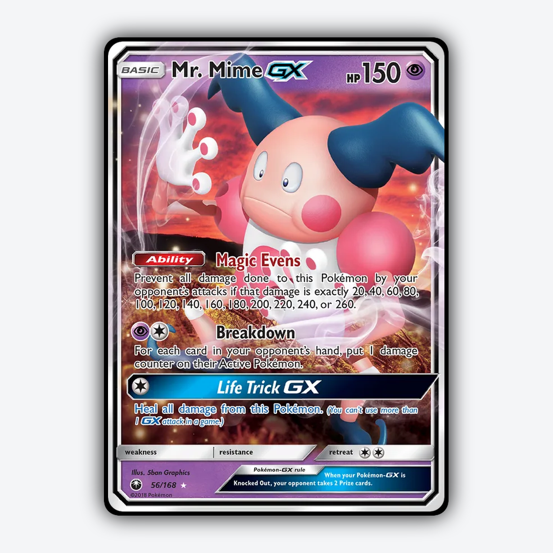 Mr. Mime-GX 056/168 - Celestial Storm Set - Card Rug