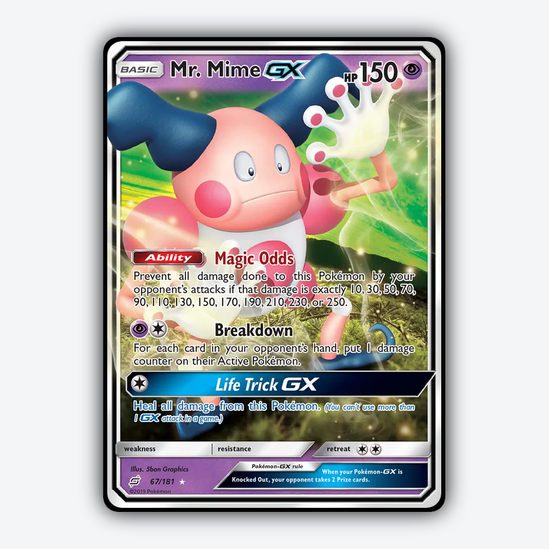 Mr. Mime-GX 067/181 - Team Up Set - Card Rug