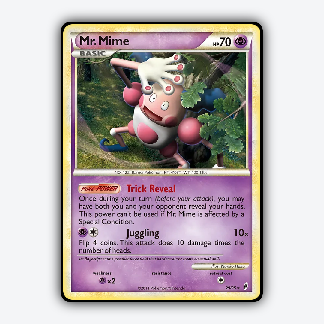 Mr. Mime 029/95 - Call of Legends Set - Card Rug