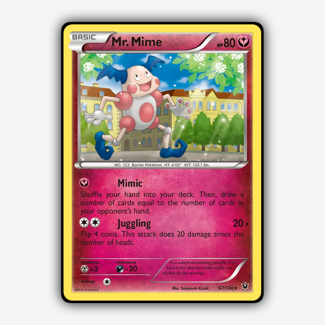 Mr. Mime 067/124 - Fates Collide Set - Card Rug