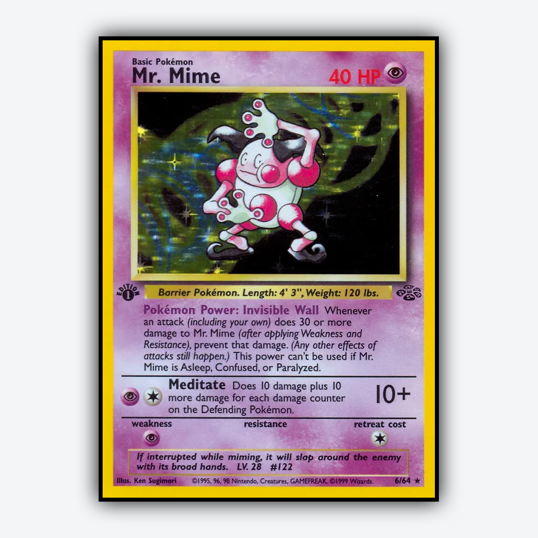 Mr. Mime 006/64 - Jungle Set - Card Rug