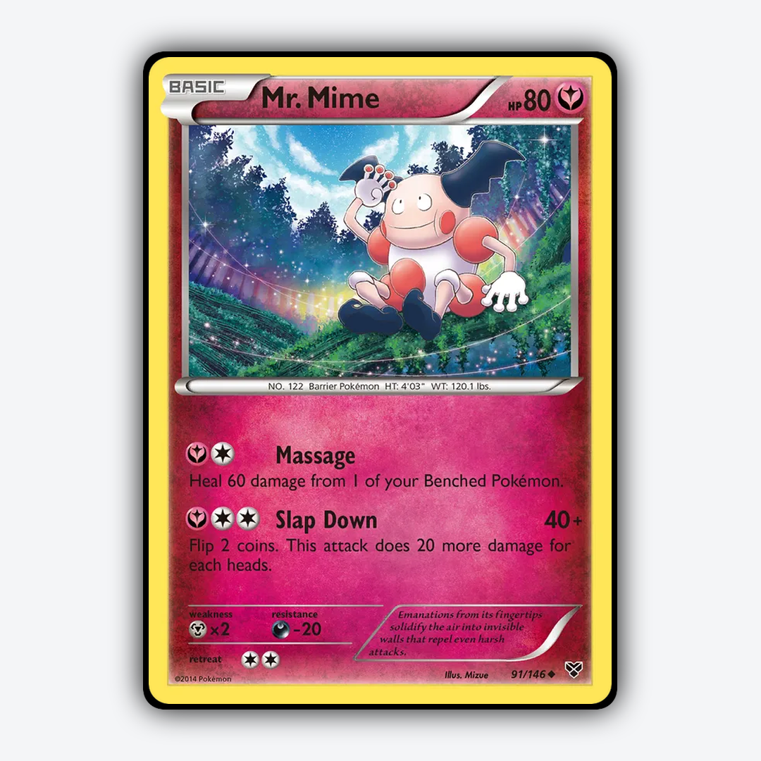 Mr. Mime 091/146 - XY Set - Card Rug