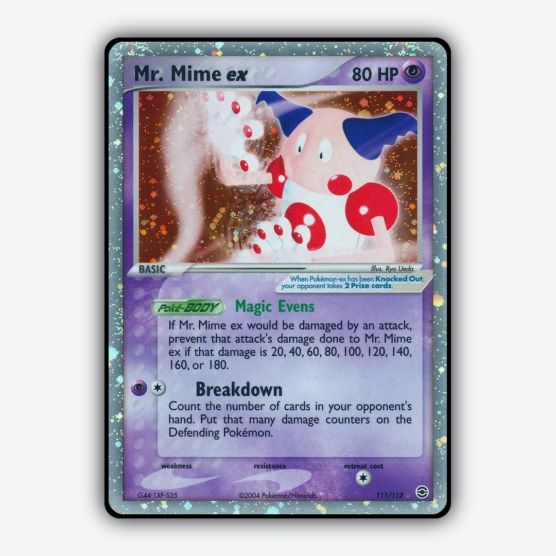 Mr. Mime ex 111/112 - FireRed & LeafGreen Set - Card Rug