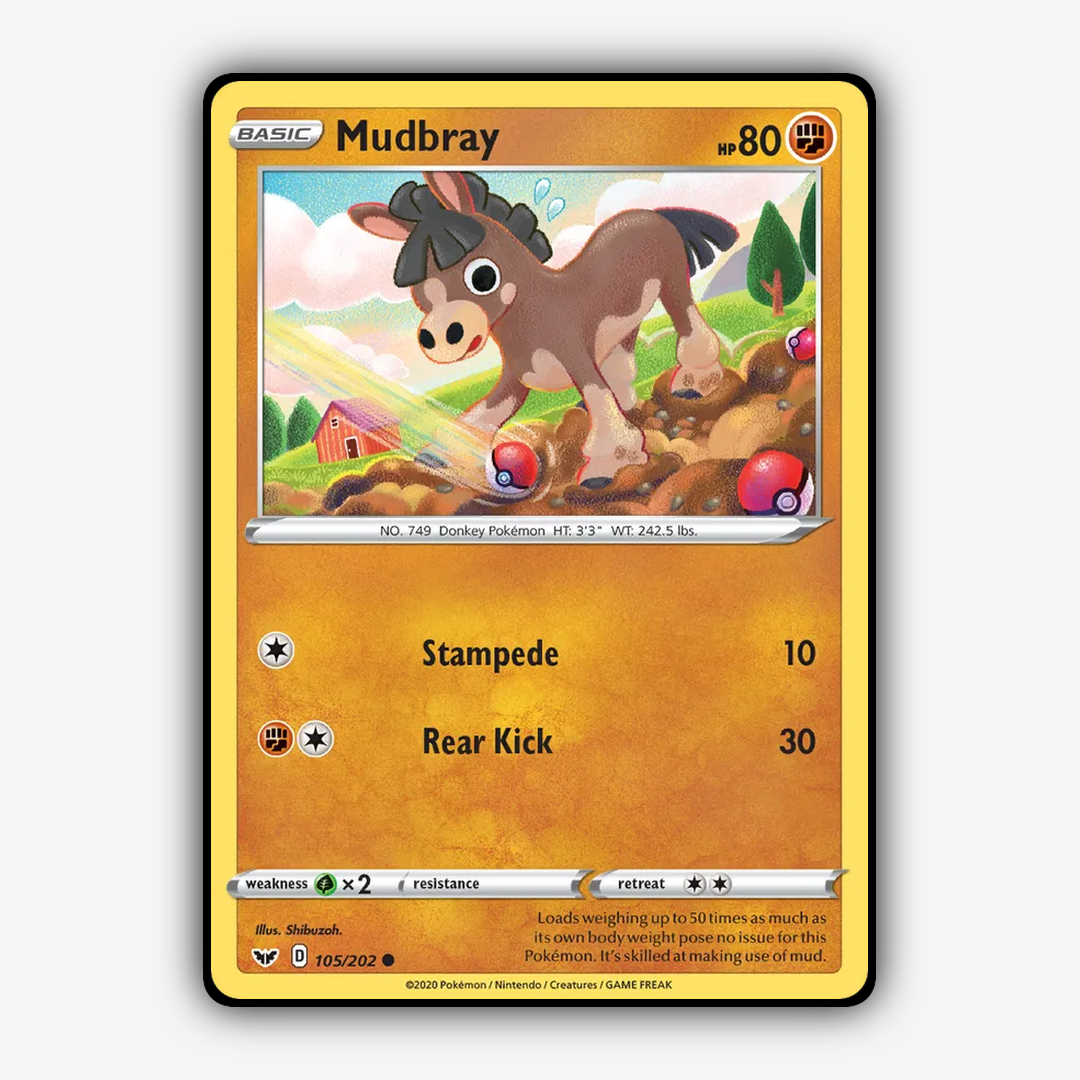 Mudbray 105/202 - Sword & Shield Set - Card Rug