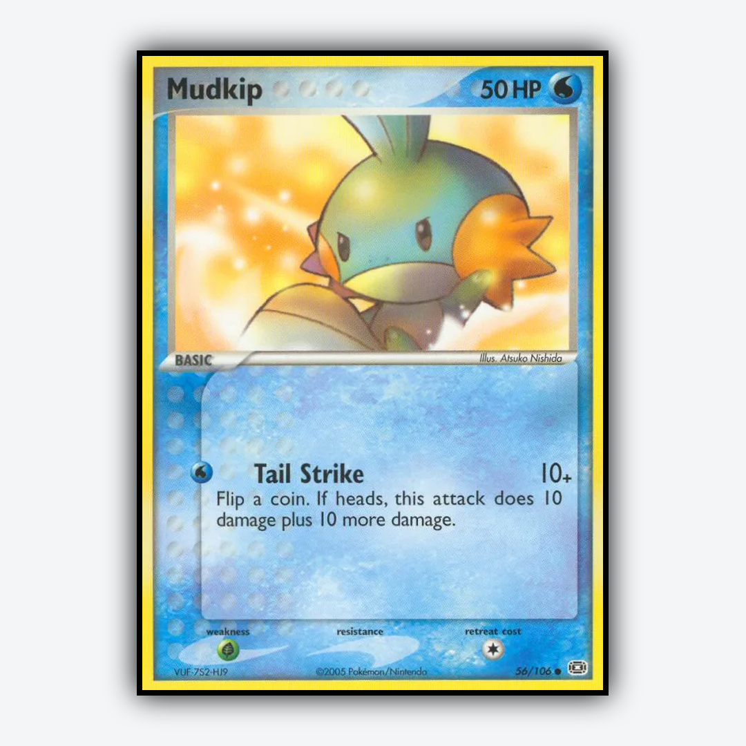 Mudkip 056/106 - Emerald Set - Card Rug