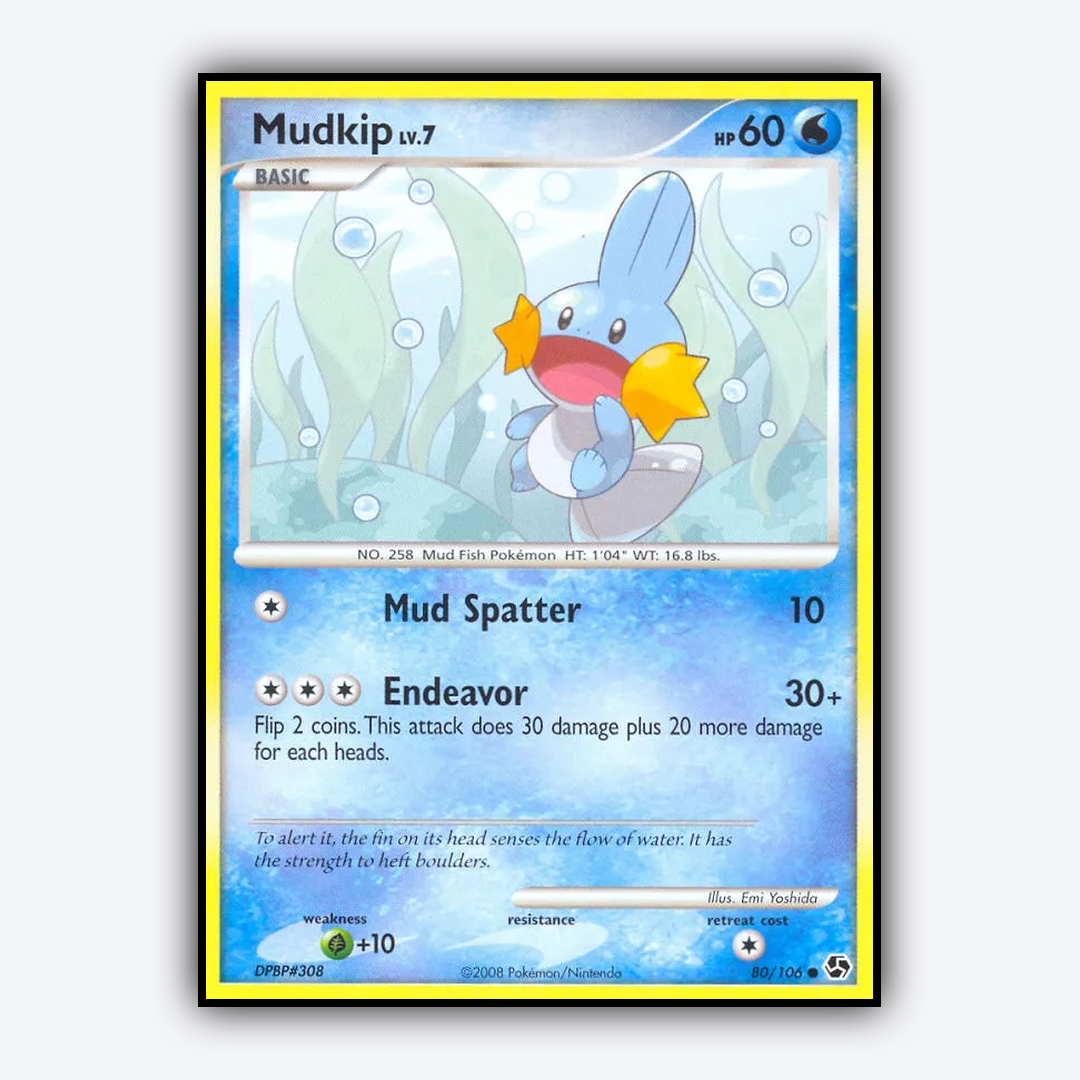 Mudkip 080/106 - Great Encounters Set - Card Rug