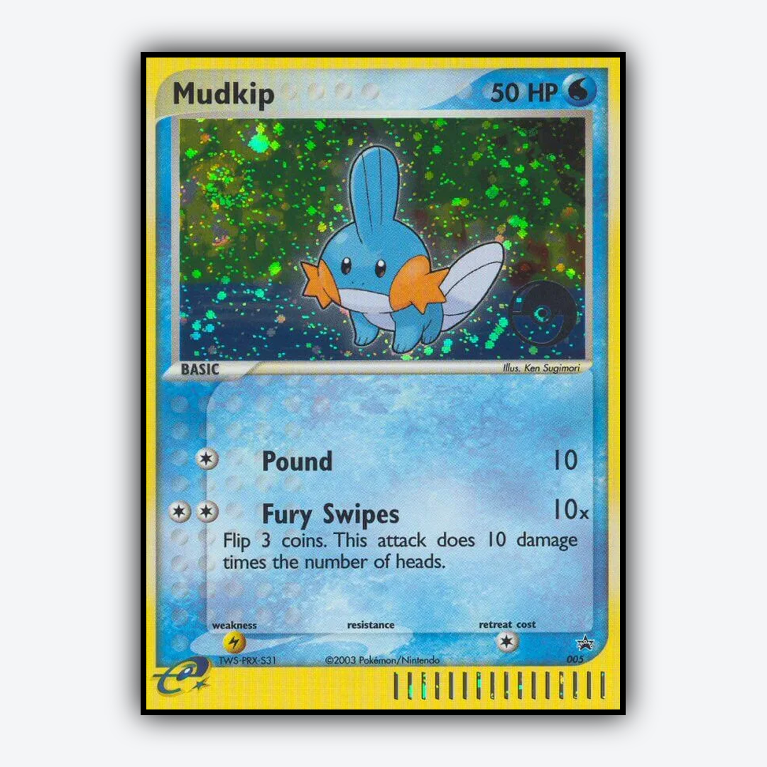 Mudkip #5 - Nintendo Black Star Promos Set - Card Rug