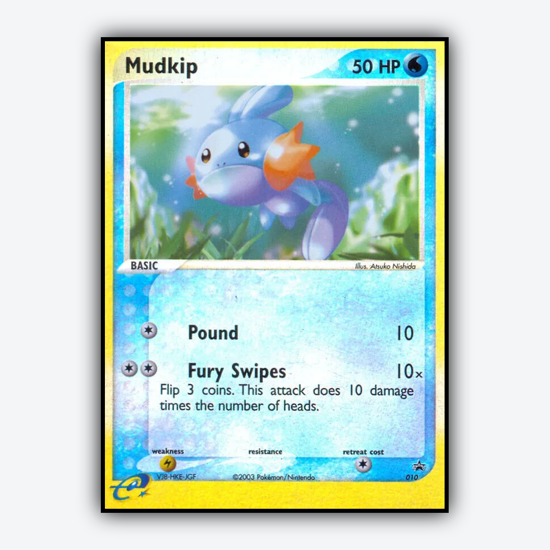 Mudkip #10 - Nintendo Black Star Promos Set - Card Rug