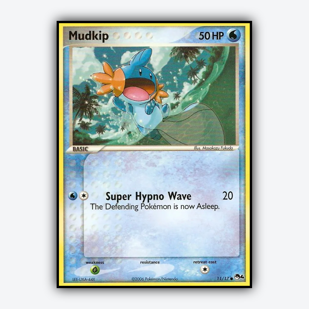 Mudkip 011/17 - POP Series 4 Set - Card Rug