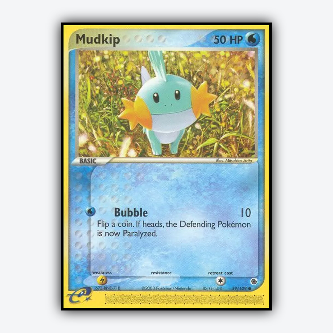 Mudkip 059/109 - Ruby & Sapphire Set - Card Rug