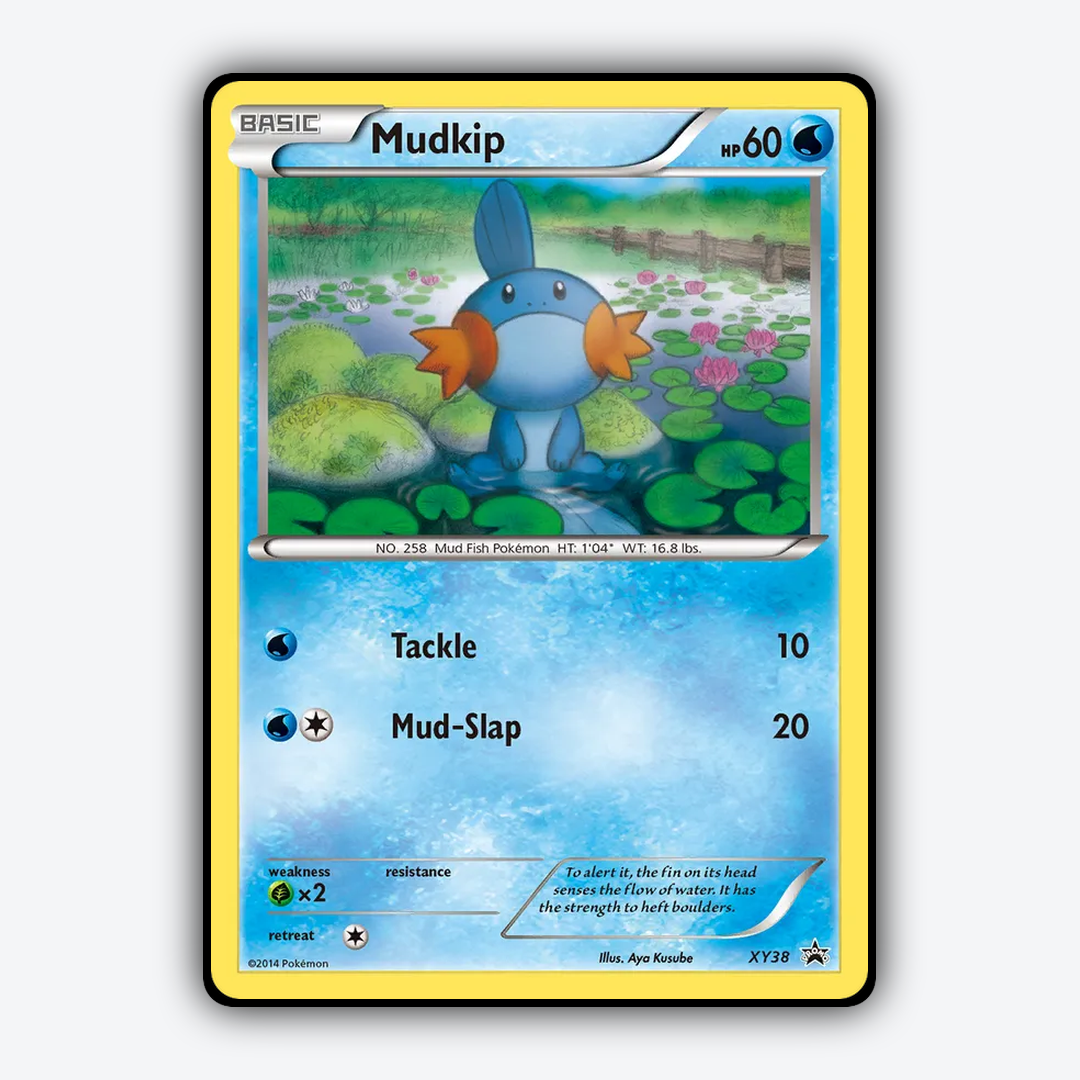 Mudkip #38 - XY Black Star Promos Set - Card Rug