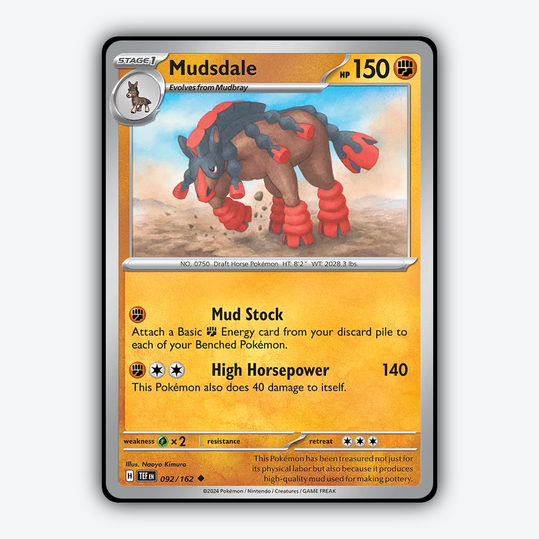 Mudsdale 092/162 - Temporal Forces Set - Card Rug