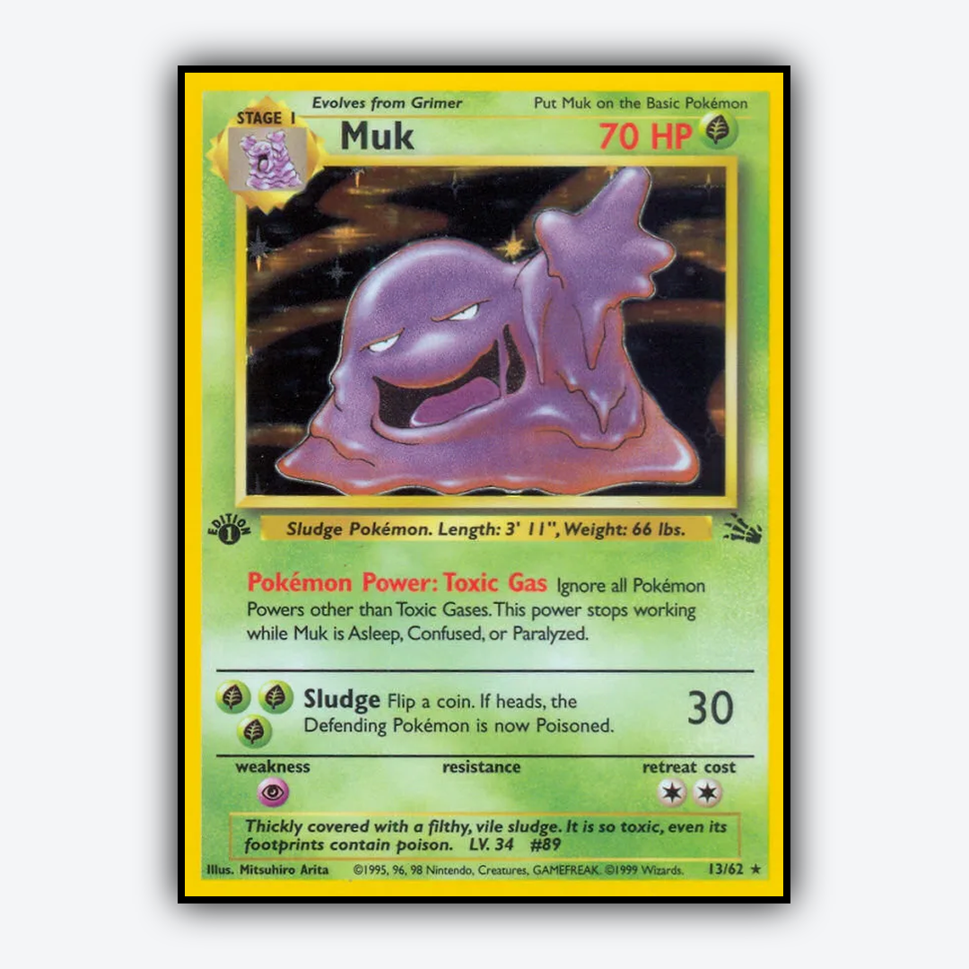 Muk 013/62 - Fossil Set - Card Rug