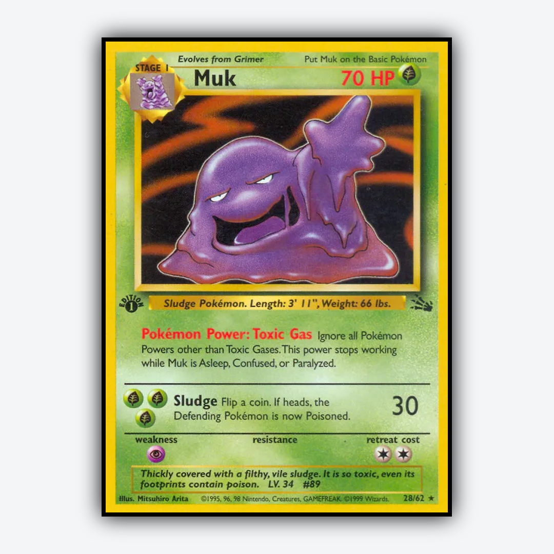 Muk 028/62 - Fossil Set - Card Rug