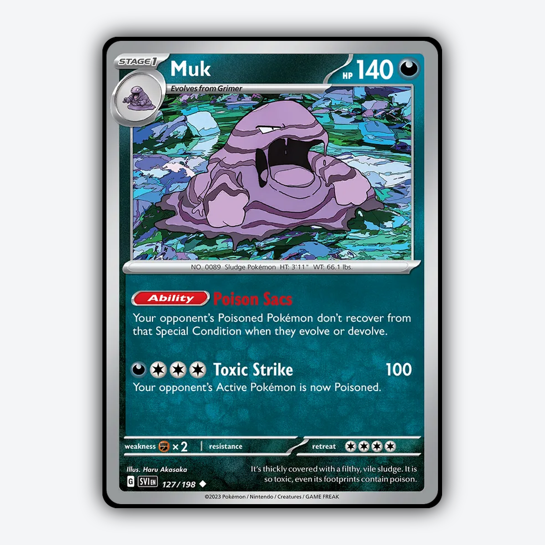 Muk 127/198 - Scarlet & Violet Set - Card Rug
