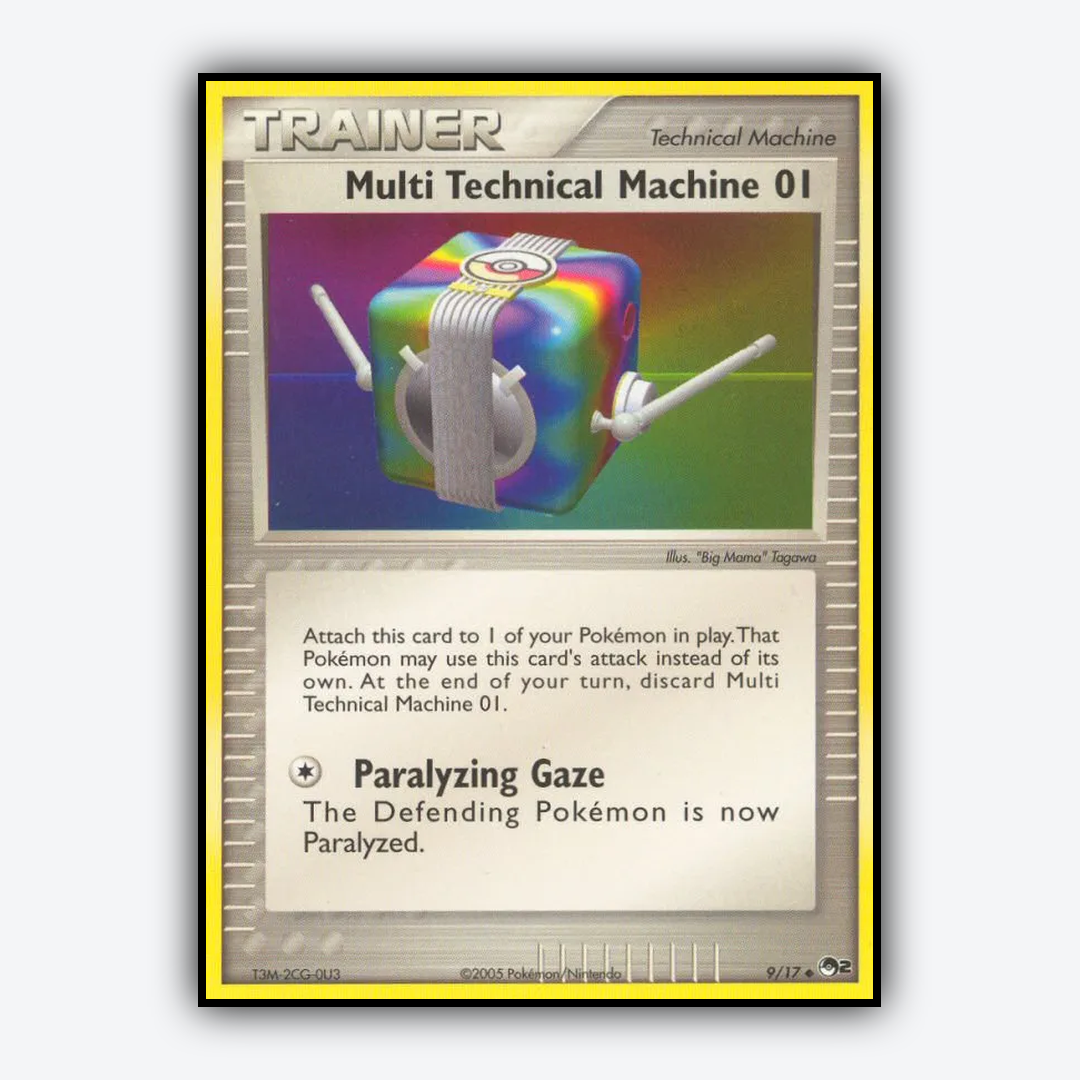 Multi Technical Machine 01 009/17 - POP Series 2 Set - Card Rug
