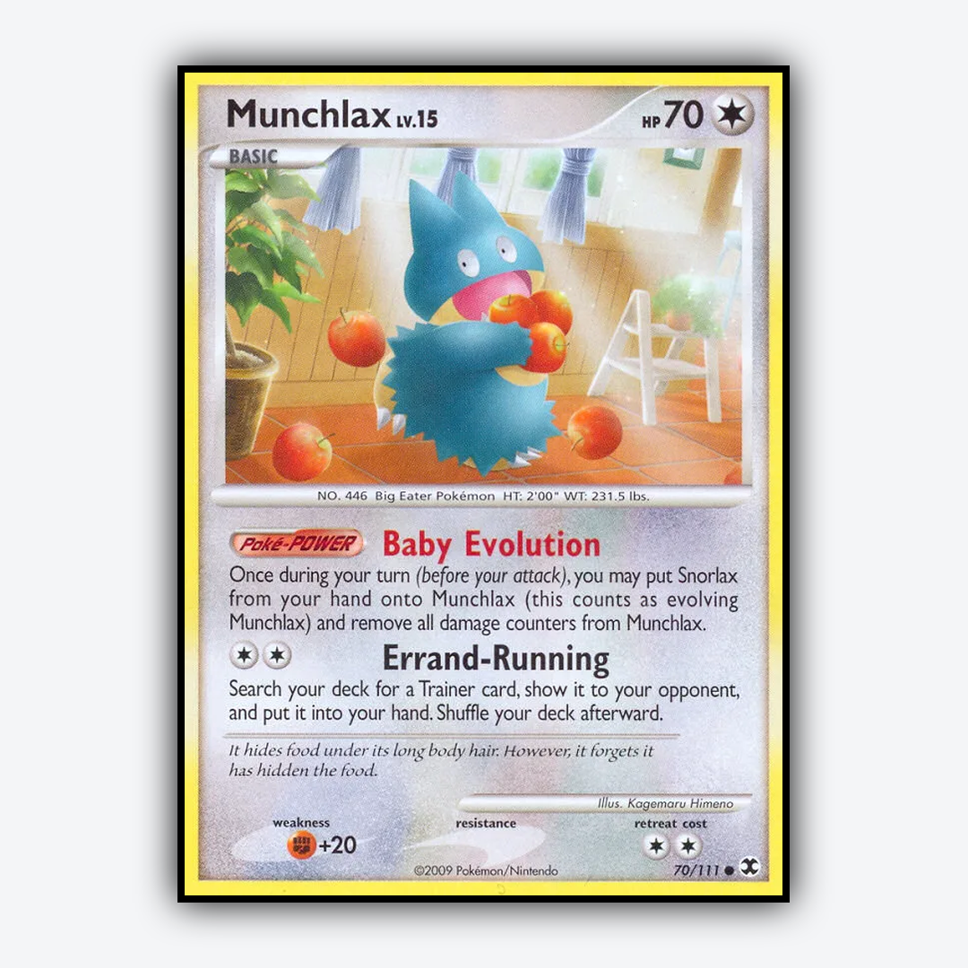 Munchlax 070/111 - Rising Rivals Set - Card Rug