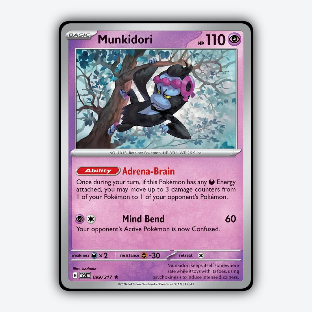 Munkidori 099/217 - Ascended Heroes Set - Card Rug