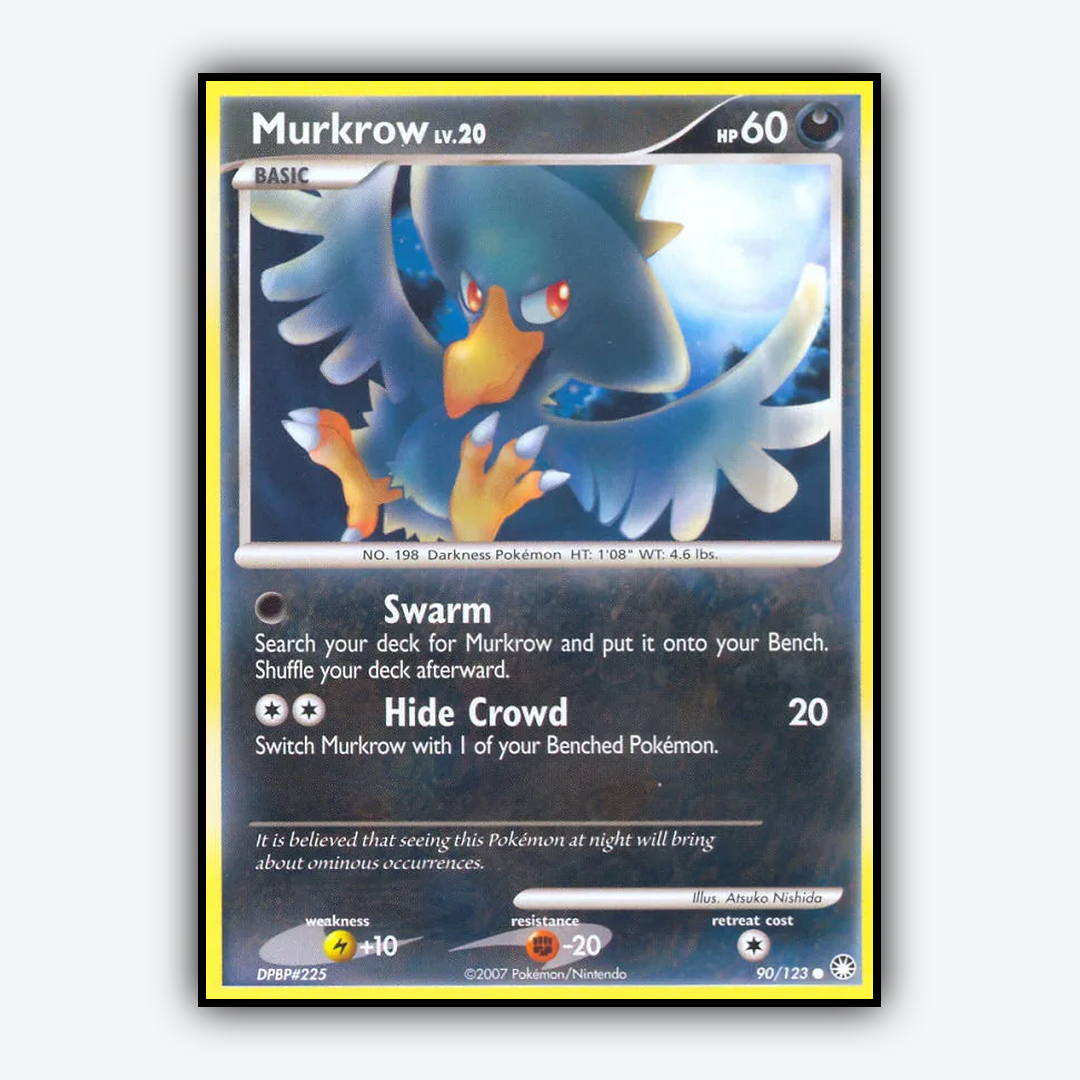 Murkrow 090/123 - Mysterious Treasures Set - Card Rug
