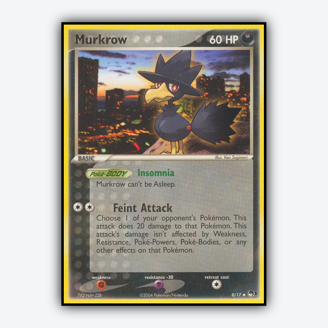 Murkrow 008/17 - POP Series 1 Set - Card Rug